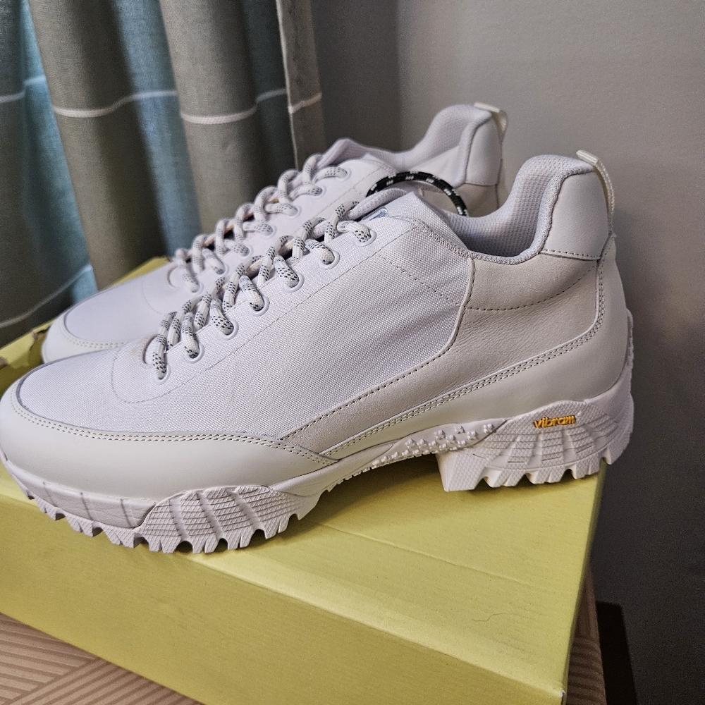 NEW J.Lindeberg Hiker Sneaker White Chunky Mens Trail Shoes EU 42 | US 9 Vibram - Picture 3 of 14